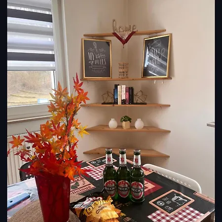 Apartment Super Monteurwohnung Mit Balkon Und Parkplatz, Bei Bayreuth Ruhig, 4 Betten Wifi, Kueche